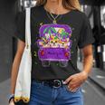 Funny Mardi Gras Truck Jester Corgi Dogs Fat Tuesday Parade Unisex T-Shirt Gifts for Her