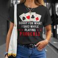 Pinochle Card Game Player Quote T-Shirt Gifts for Her