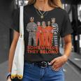 Somewhere They Belong Obama Biden Harris In Prison T-Shirt Gifts for Her