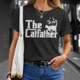 Funny The Catfather Kitten Dad Summer Gift For Pet Lovers Unisex T-Shirt Gifts for Her