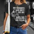 Funny Welding Designs For Men Dad Metal Workers Blacksmith Unisex T-Shirt Gifts for Her