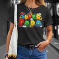 Gamer Super Papa Funny Father Day Gifts Gamer Gift For Papa Unisex T-Shirt Gifts for Her