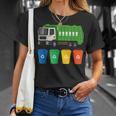 Garbage Truck Truck Trash Recycling Lover Waste Management Unisex T-Shirt Gifts for Her