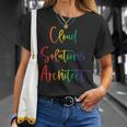 Gay Lesbian Pride Lives Matter Cloud Solutions Architect T-Shirt Gifts for Her