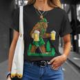 German Bigfoot Sasquatch Lederhose Oktoberfest Costume T-Shirt Gifts for Her