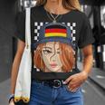 Germany Flag Bucket Hat German Girl European Pride Unisex T-Shirt Gifts for Her