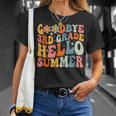 Goodbye 3Rd Grade Hello Summer Groovy Third Grade Graduate Unisex T-Shirt Gifts for Her