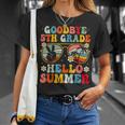 Goodbye 5Th Grade Hello Summer Groovy Fifth Grade Graduate Unisex T-Shirt Gifts for Her