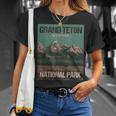 Grand Teton National Park Wyoming Poster T-Shirt Gifts for Her