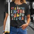Groovy Its Me Hi Im The Slp Its Me Funny Speech Therapy Unisex T-Shirt Gifts for Her