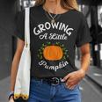 Growing A Little Pumpkin Thanksgiving Pregnancy T-Shirt Gifts for Her