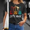 Guitar Player Guitarist Rock Music Lover Guitar T-Shirt Gifts for Her
