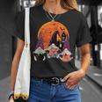 Halloween Gnomes Witch Cauldron Creepy Halloween Costume T-Shirt Gifts for Her