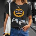 Halloween Jack O Lantern Pixelated Gaming Gamer Boys T-Shirt Gifts for Her