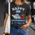 Happy 20Th Anniversary Cruise Funny Wedding Anniversary Unisex T-Shirt Gifts for Her