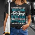 Happy Father’S Day To My Amazing Step-Dad - Fathers Day Unisex T-Shirt Gifts for Her
