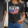 Happy Memorial Day Usa Flag Honor 4Th Of July Unisex T-Shirt Gifts for Her