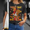 Happy Thanksgiving Day 2023 Pumpkin And Run Cute Turkey Trot T-Shirt Gifts for Her