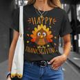 Happy Thanksgiving For Turkey Day Family Dinner T-Shirt Gifts for Her