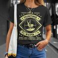 Hunting Papa Funny Hunter Gifts Father Unisex T-Shirt Gifts for Her
