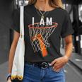 I Am 7 Basketball Themed 7Th Birthday Party Celebration Unisex T-Shirt Gifts for Her