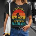 Ich Bin Selten Radlos Lustiges Fahrradfahrer Fahrrad Rad Unisex T-Shirt Gifts for Her