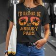 I'd Rather Be At Asbury Park New Jersey Vintage Retro T-Shirt Gifts for Her