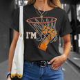 Im 7 Basketball Theme Birthday Party Celebration 7Th Unisex T-Shirt Gifts for Her