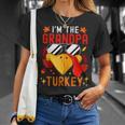 I'm The Grandpa Turkey Matching Family Autumn Thanksgiving T-Shirt Gifts for Her
