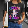 Im Ready To Crush 2Nd Grade Unicorn Back To School Girls Unisex T-Shirt Gifts for Her