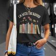 Im With The Banned Books Social Justice Reading Librarian Unisex T-Shirt Gifts for Her