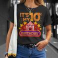 Its My 10Th Birthday Circus Carnival Birthday Party Decor T-Shirt Gifts for Her
