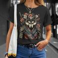 Japanese Samurai Wolf Tattoo Vintage Kawaii Ninja Gift For Womens Gift For Women Unisex T-Shirt Gifts for Her