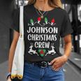 Johnson Name Gift Christmas Crew Johnson Unisex T-Shirt Gifts for Her