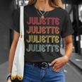 Juliette Gift Name Personalized Retro Vintage 90S Birthday Unisex T-Shirt Gifts for Her