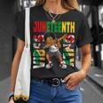 Junenth 1865 Dabbing Vibes Only Black African Boys Kids Unisex T-Shirt Gifts for Her