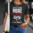Just One More Car Part I Promise Mechanic Enthusiast Gear Mechanic Funny Gifts Funny Gifts Unisex T-Shirt Gifts for Her