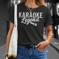 Karaoke Legend Karaoke Singer T-Shirt Gifts for Her