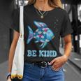 Be Kind Rainbow Fish Teacher Life Teaching Back To School T-Shirt Gifts for Her