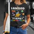 Landed On Planet Kindergarten Astronaut Gamer Space Lover T-Shirt Gifts for Her