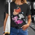 Lesbian Axolotl Lgbt Pride Flag Lgbt Gay Sapphic Pet Lover Unisex T-Shirt Gifts for Her