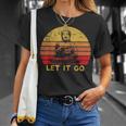 Let It Go Meditation Lover Buddha Fan Zen Gift Unisex T-Shirt Gifts for Her