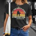Let The Party Start The Concertina Player Is Here Concertina T-Shirt Gifts for Her