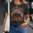 Let's Get Basted Thanksgiving Costume Leg Turkey Day Retro T-Shirt Gifts for Her