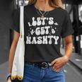 Let's Get Nashty Nashville Bachelorette Party Bridal Country T-Shirt Gifts for Her