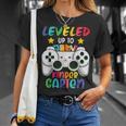 Level Up To Kindergarten Back To School Video Games Boys T-Shirt Gifts for Her