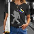 Lgbtq Straight Alliance Pride Flag On Straight Gay Ally Unisex T-Shirt Gifts for Her