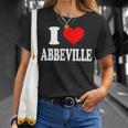 I Love Abbeville T-Shirt Gifts for Her