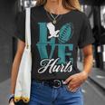 Love Hurts Eagles Retro Unisex T-Shirt Gifts for Her