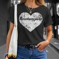 I Love Massachusetts Cute Newburyport T-Shirt Gifts for Her